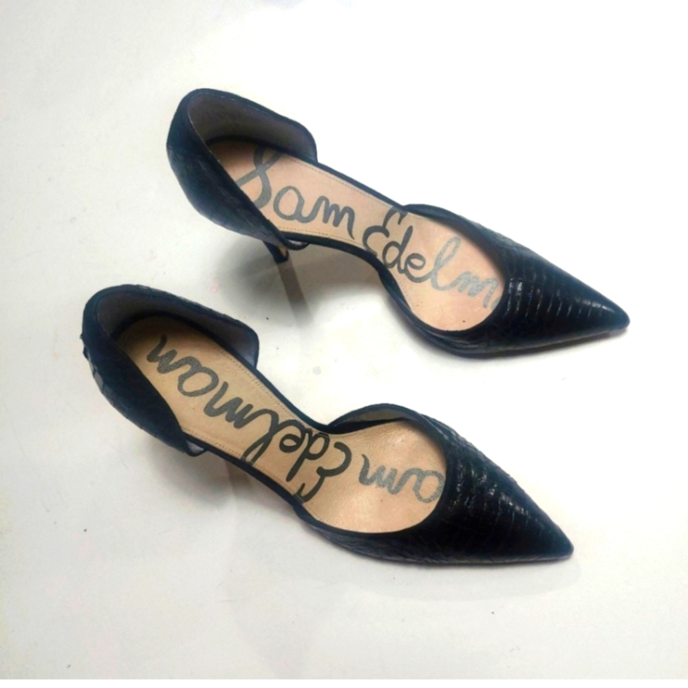 Sam Edelman Black Pointed Heels